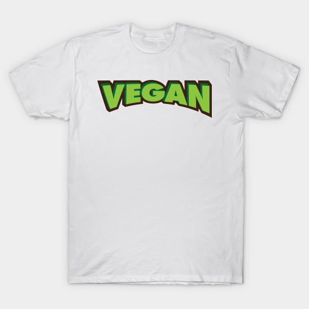 Vegan Logo T-Shirt by glutenfreegear